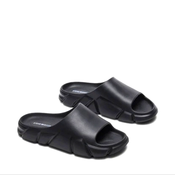 Madden Men's Charged Black Slide Sandal Size 12 - Picture 2 of 16